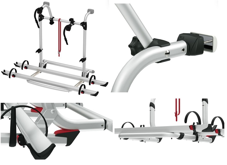 Teleskopický nosič kol na obytná vozidla (zadní na max. 4 kola) Carry-Bike Pro