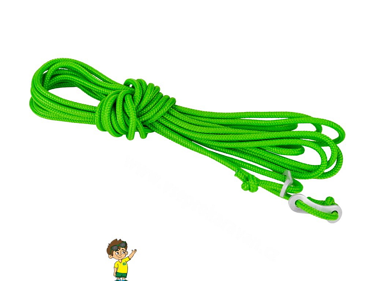 Provázek včetně zajištění