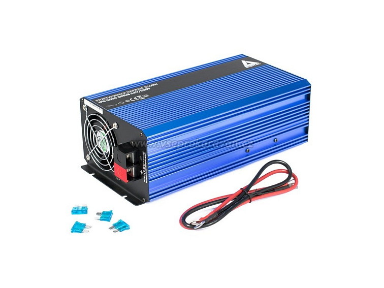 Měnič napětí 12 VDC / 230 VAC SINUS IPS-2000S 2000W