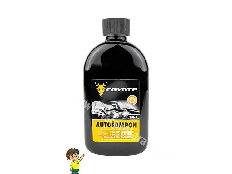 Autošampon s voskem 500 ml COYOTE