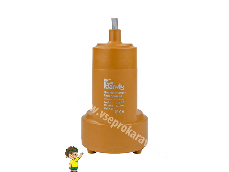 Ponorné čerpadlo Barwig - 12 V, 18 l/min, 1 bar