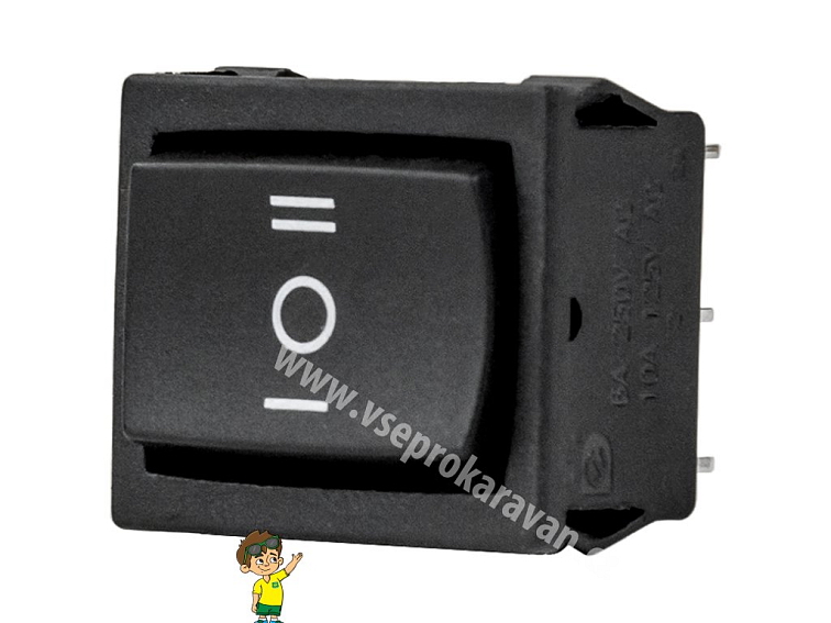 Vypínač pro ventily LILIE GrauGELB