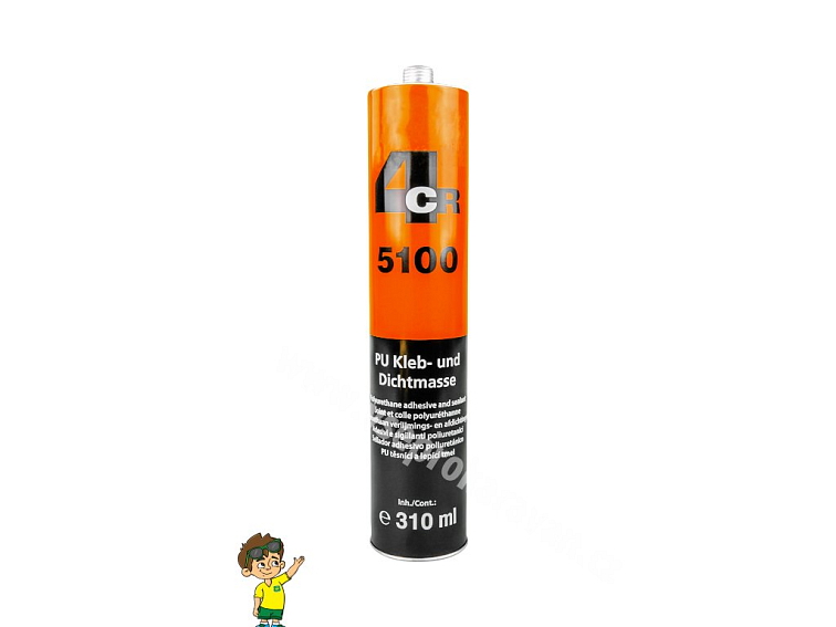 Těsnící a lepící tmel, 4CR PU, 310ml