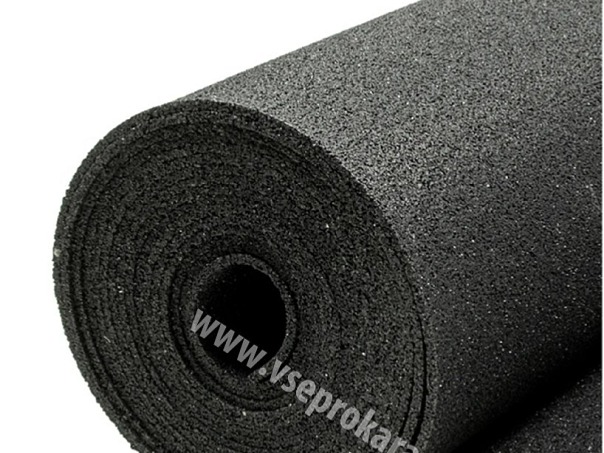 Antivibrační, protiskluzová guma 100x100 cm,Bitmat