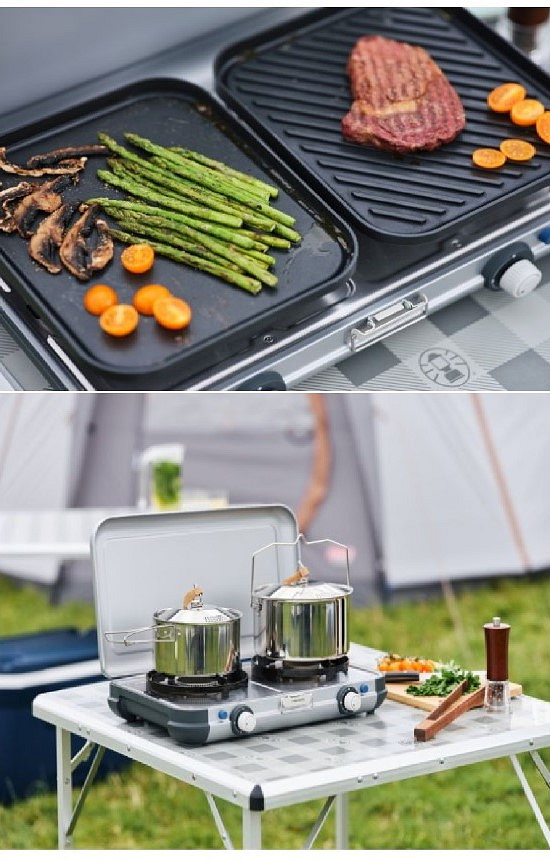 Plynový vařič Camping Kitchen™ 2 GRILL & GO