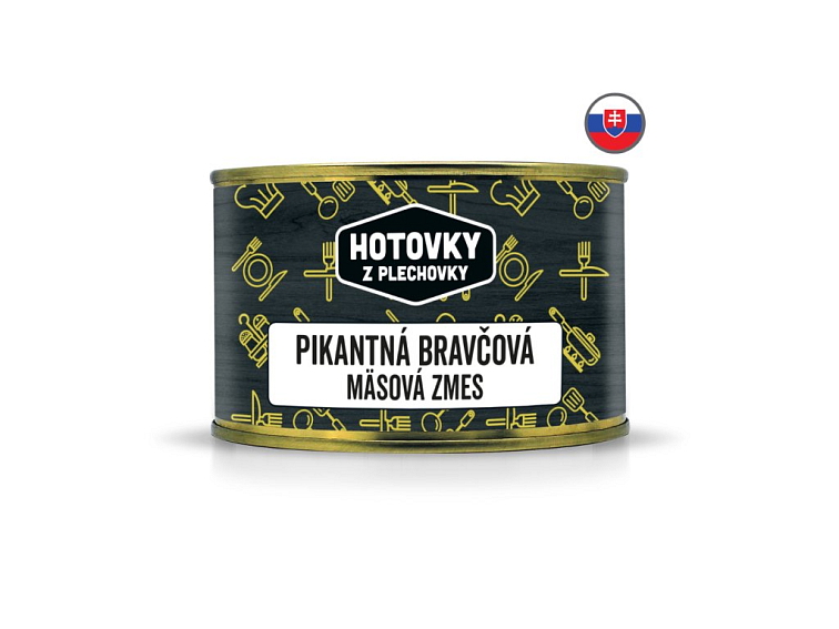 Pikantní vepřová masová směs v plechovce