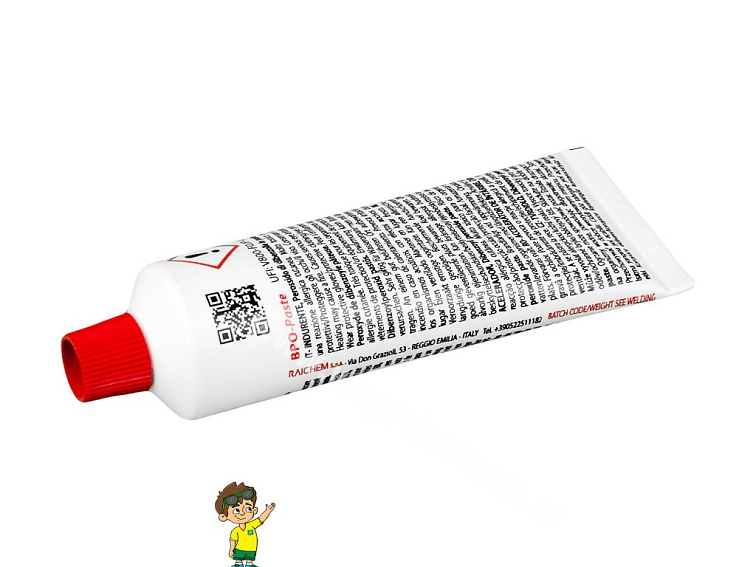 Tužidlo BPO do tmelu, 50 g červené