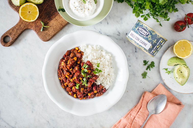 Chilli con carne v plechovce