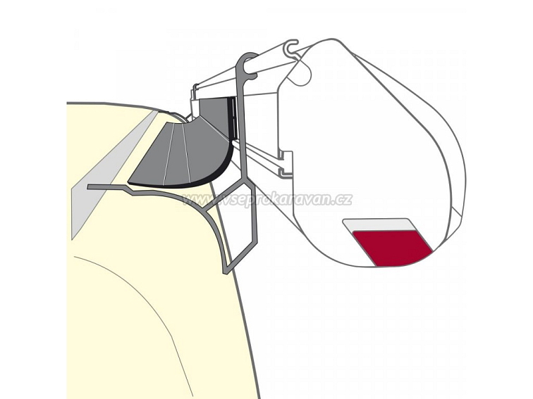 Těsnící páska proti zatékání vody Fiamma Rain Guard Van