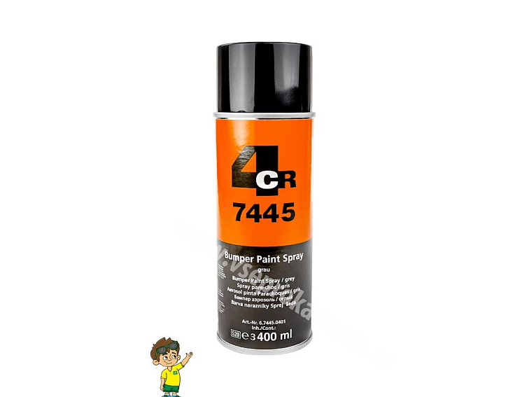 Barva na nárazníky ve spreji 400 ml, 4CR