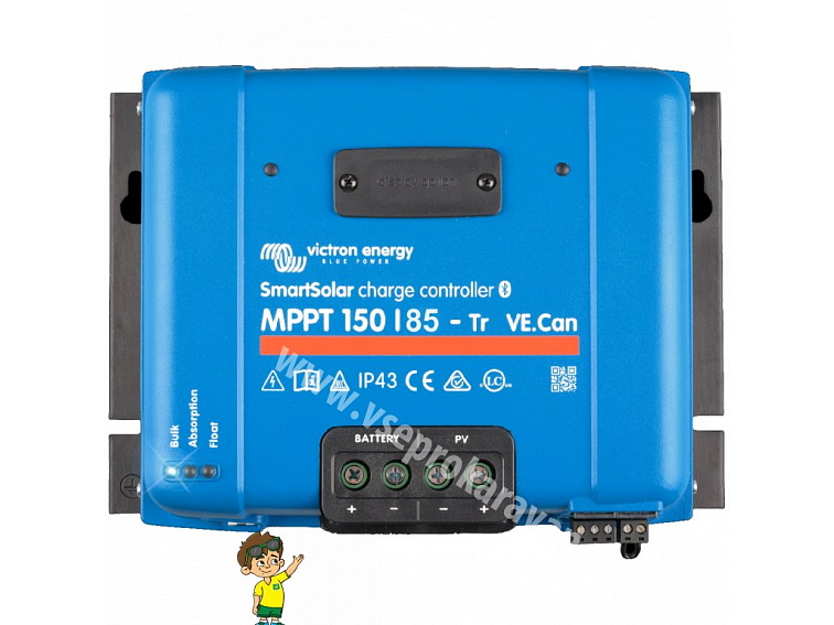 MPPT solární regulátor Victron Energy SmartSolar 150/85-Tr VE.Can