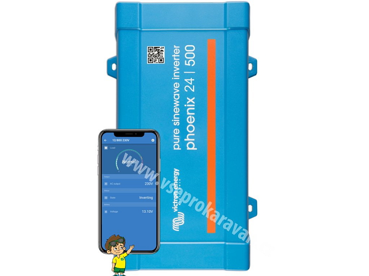 Měnič napětí SINUS Victron Energy Phoenix VE.Direct 500VA 24V