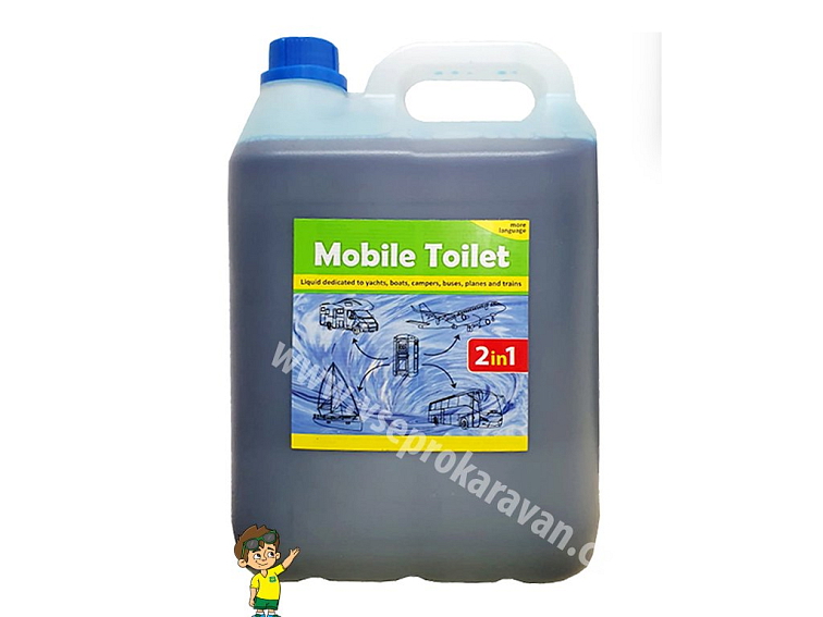 AgaChem Chemie pro mobilní a suché toalety 2v1-5l