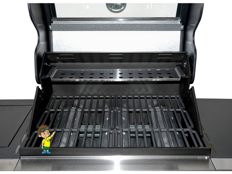 Pojízdný plynový gril Window 3+1