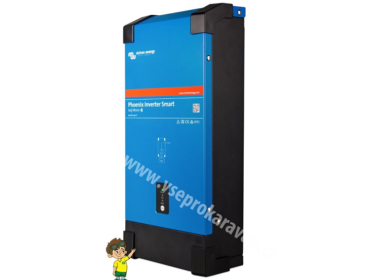 Měnič napětí Smart Victron Energy Phoenix 1600VA 12V