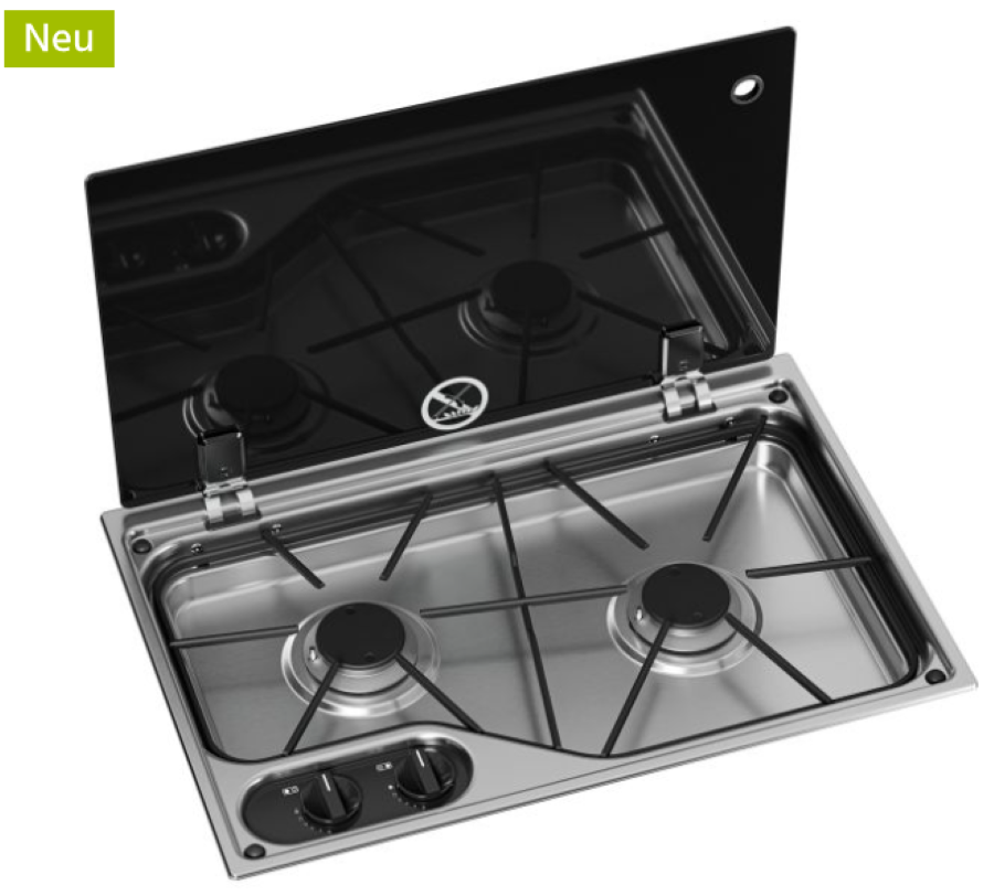 Vestavný plynový vařič Dometik CVH 1525G s bezpečnostním zapalovacím systémem