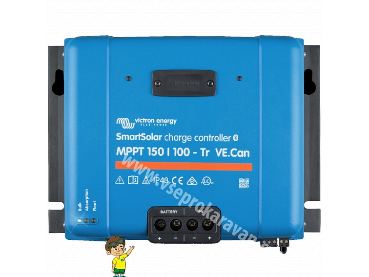 MPPT solární regulátor Victron Energy SmartSolar 150/100-Tr VE.Can