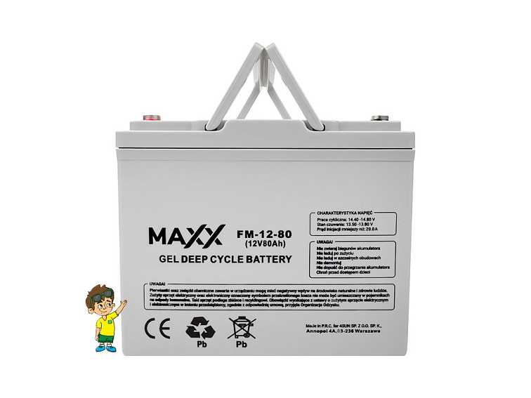 Gelová baterie 12-FM-80 80Ah 12V