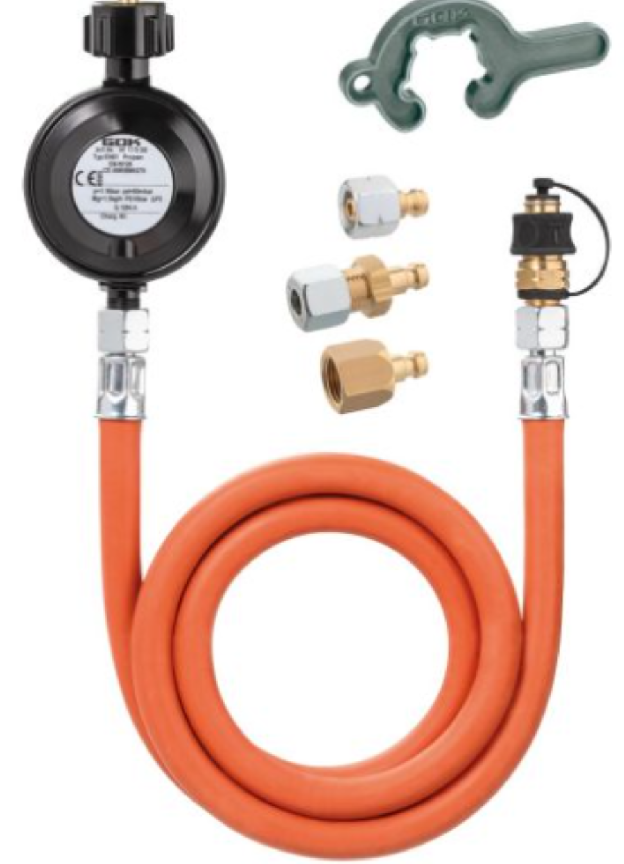 Sada kempingového regulátoru plynu bez tlakoměru GOK