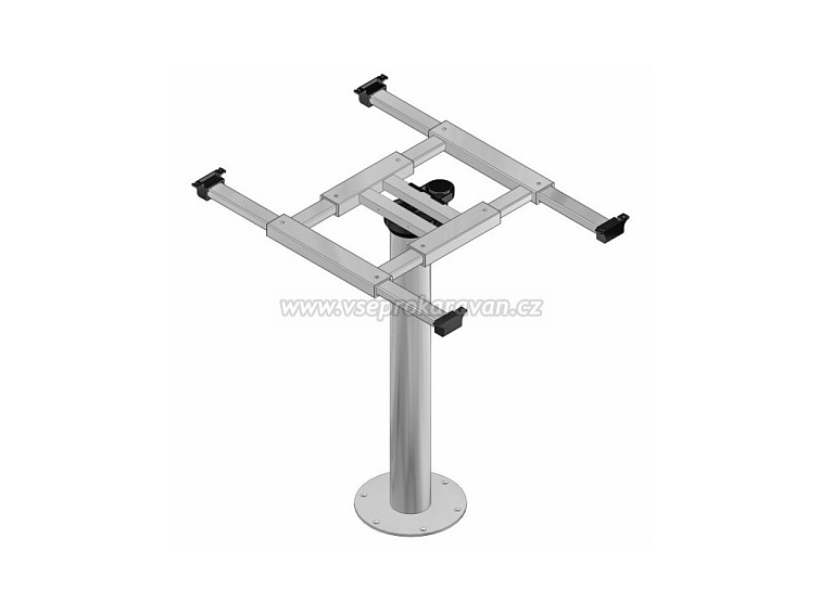 Podpěrná noha stolu s X/Y posuvem