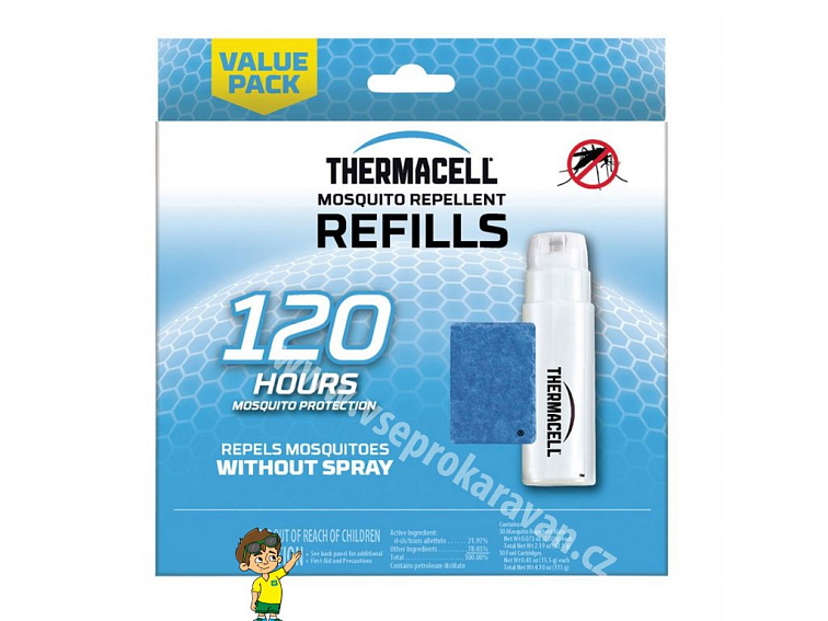 Náhradní 120h sada náplní Thermacell, R-10 Megapack