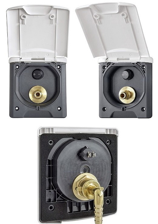 Venkovní vodovodní přípojka FAVO se spojkou, barva bílá