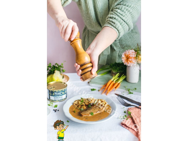 Hamburské vepřové stehno v plechovce