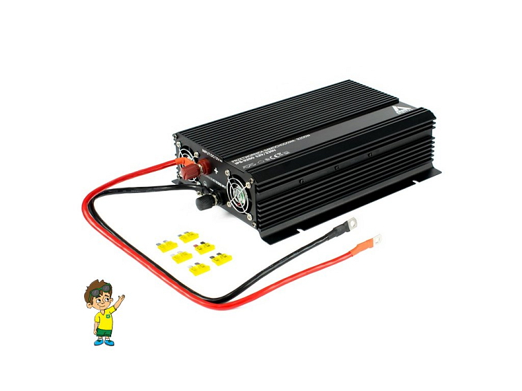 Měnič napětí do auta 12 VDC / 230 VAC IPS-3200 3200W
