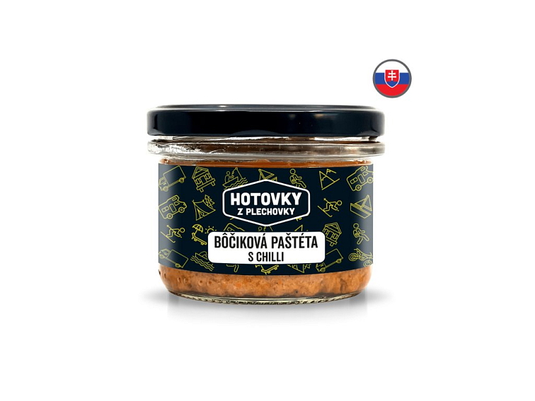 Bůčková paštika s chilli, Hotovky z plechovky