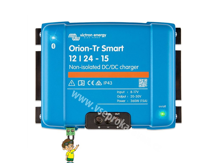 DC-DC nabíječka Orion-Tr Smart 12/24-15A (360W) neizolovaná