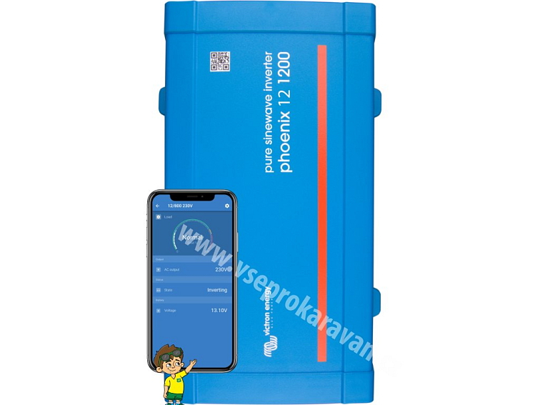 Měnič napětí SINUS Victron Energy Phoenix VE.Direct 1200VA 12V