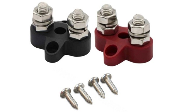 Set 2 ks svorek M8 (1 červená/1 černá)