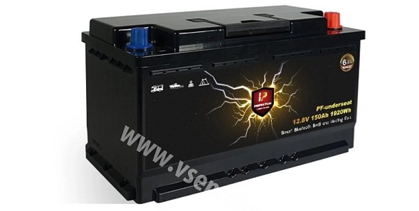 Lithiová baterie Perfektium PF SERIES LiFePO4 12,8V 150Ah s vyhříváním - pod sedadlo
