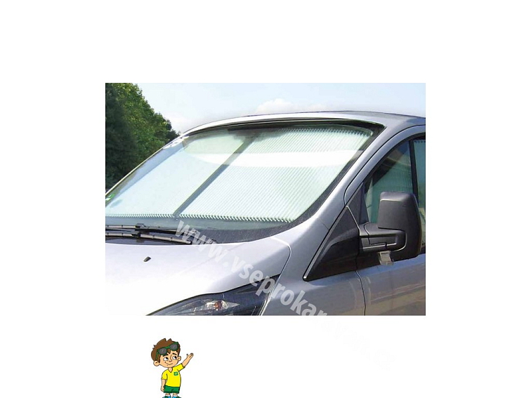 Přední a boční okenní rolety Remis REMIfront pro Ford Transit Custom 2012 – 2018