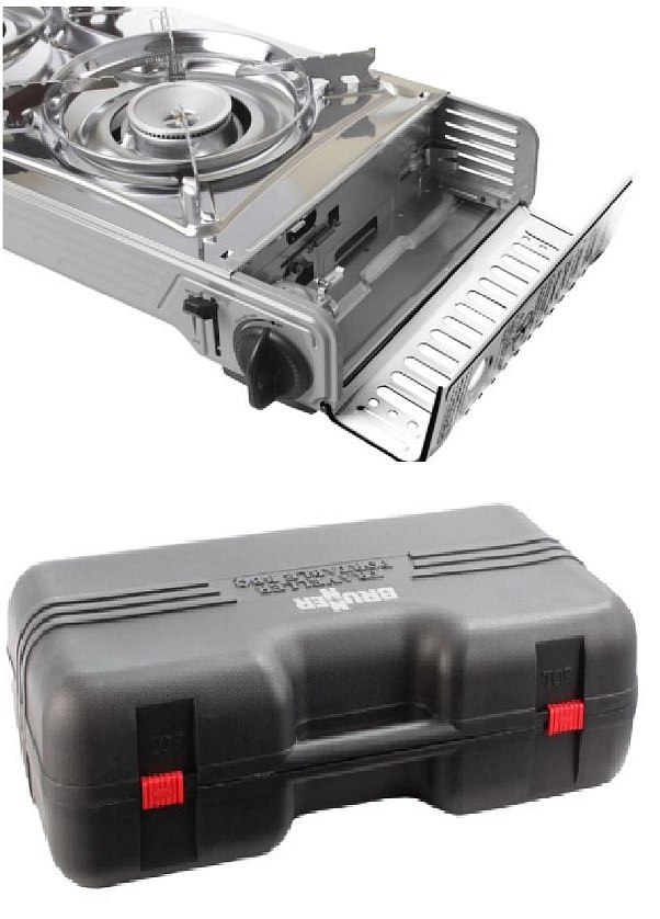 Plynový vařič s grilovací deskou Devil Double Grill