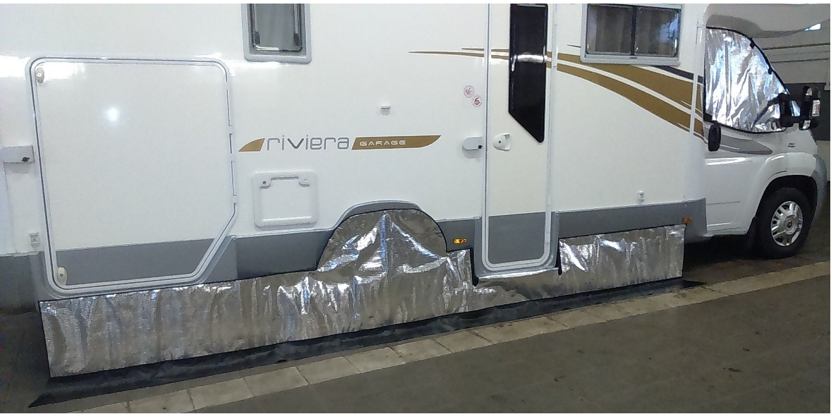 Izolační nefuk podvozku vozidla CI Riviera Garage, na Fiat Ducato 2006 - 2014