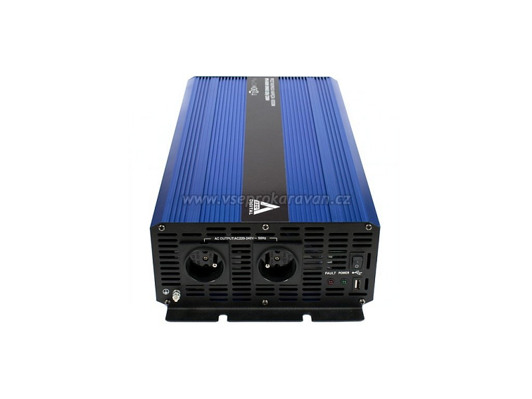 Měnič napětí 12 VDC / 230 VAC SINUS IPS-6000S 6000W