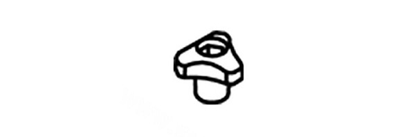 Sada vroubkovaných šroubů pro nosiče kol Thule, 2 ks