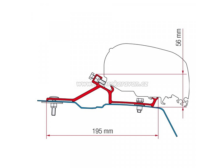 Adaptér Renault Master H2 pro F65, F65 S, F80 S
