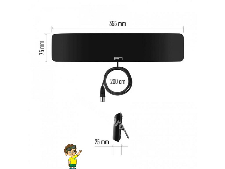 Pokojová anténa CITY ARCH-C200