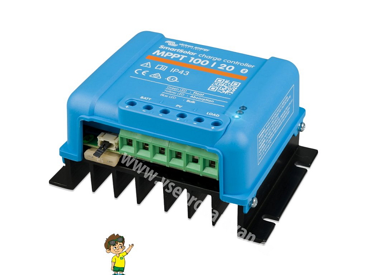 MPPT solární regulátor Victron Energy SmartSolar 100/20