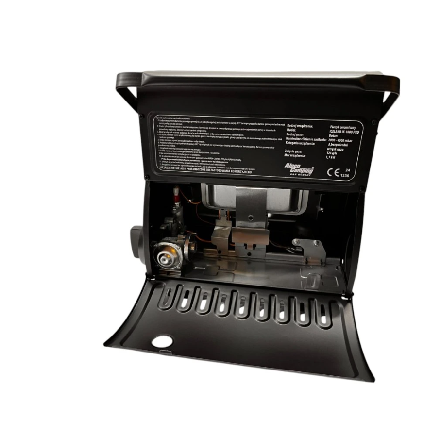 2v1 přenosný plynový ohřívač a vařič ICELAND IK-1000 PRO