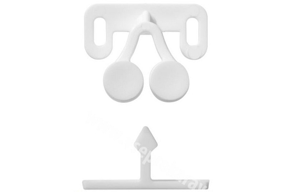 Plastový uzávěr pro nábytkové dvířka