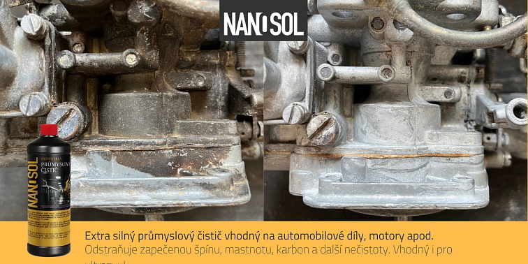 Průmyslový čistič INDUSTRIA, Nanosol