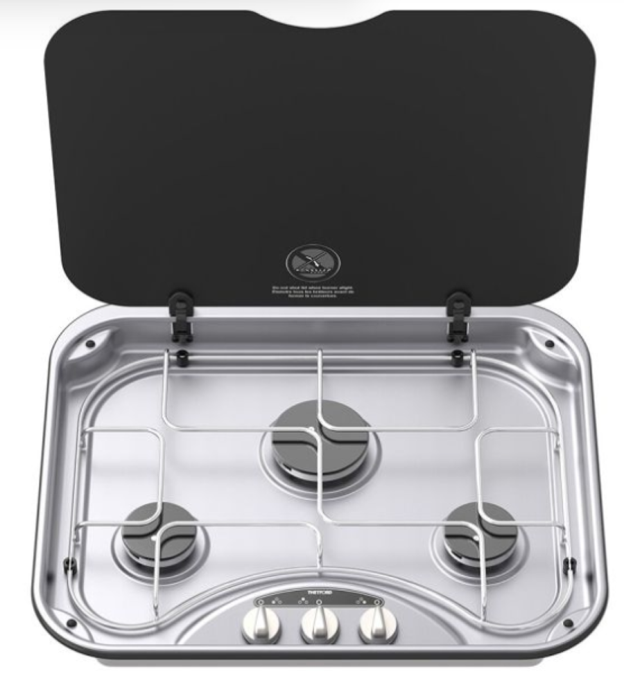 Vestavný plynový vařič Thetford Basic Line 345 s elektrickým zapalováním