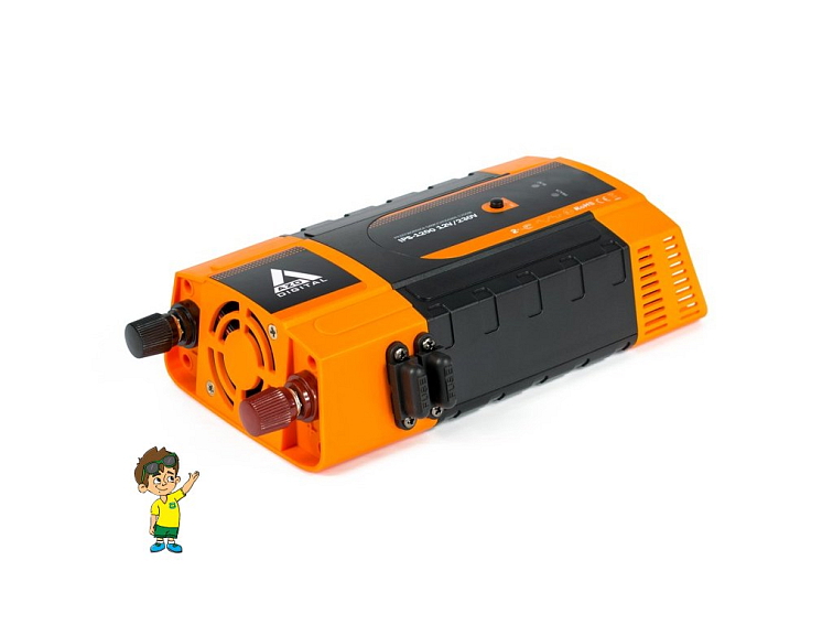 Měnič napětí do auta 12 VDC / 230 VAC IPS-1200 1200W