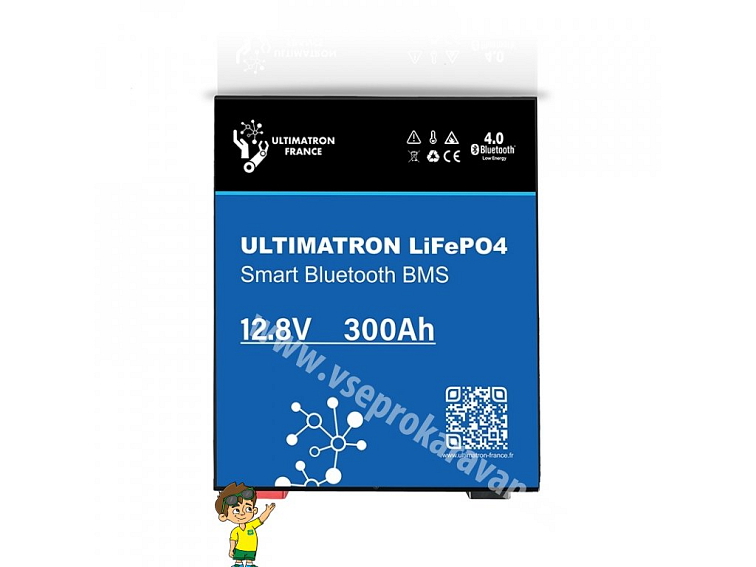 LiFePO4 akumulátor ULTIMATRON ULM-12-300 12,8V / 300 Ah