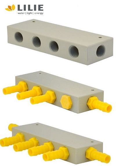 Blok pro rozvod vody Lilie WhiteGELB®