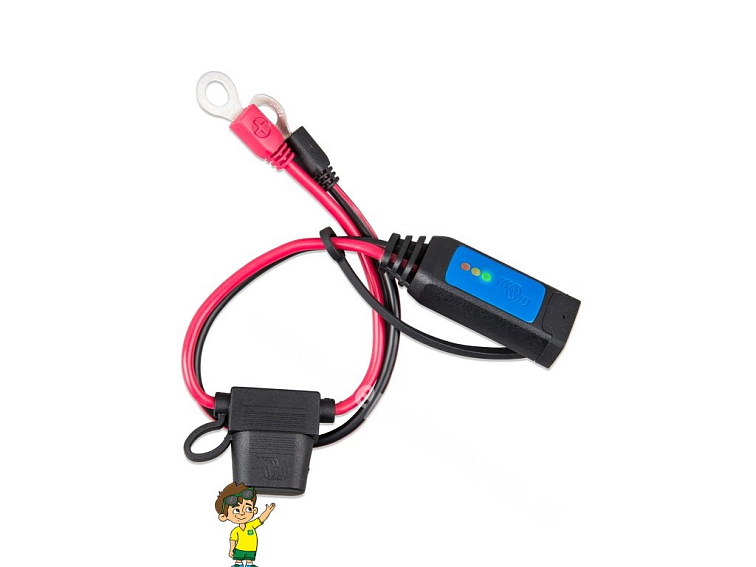 Indikátor baterie s oky M8