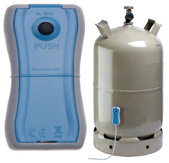 Indikátor hladiny plynu pro plynové lahve